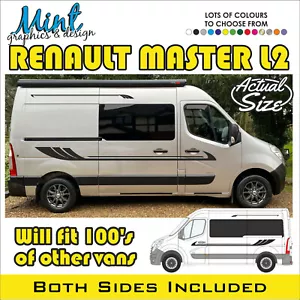 RENAULT MASTER L2 Motorhome Camper Decals Stickers Van Graphics NO P&P 014 - Picture 1 of 4