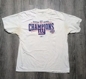 Camisa New York Giants Para Hombre XL Blanca Reebok NFL Super Bowl Champions XLII - Imagen 1 de 12