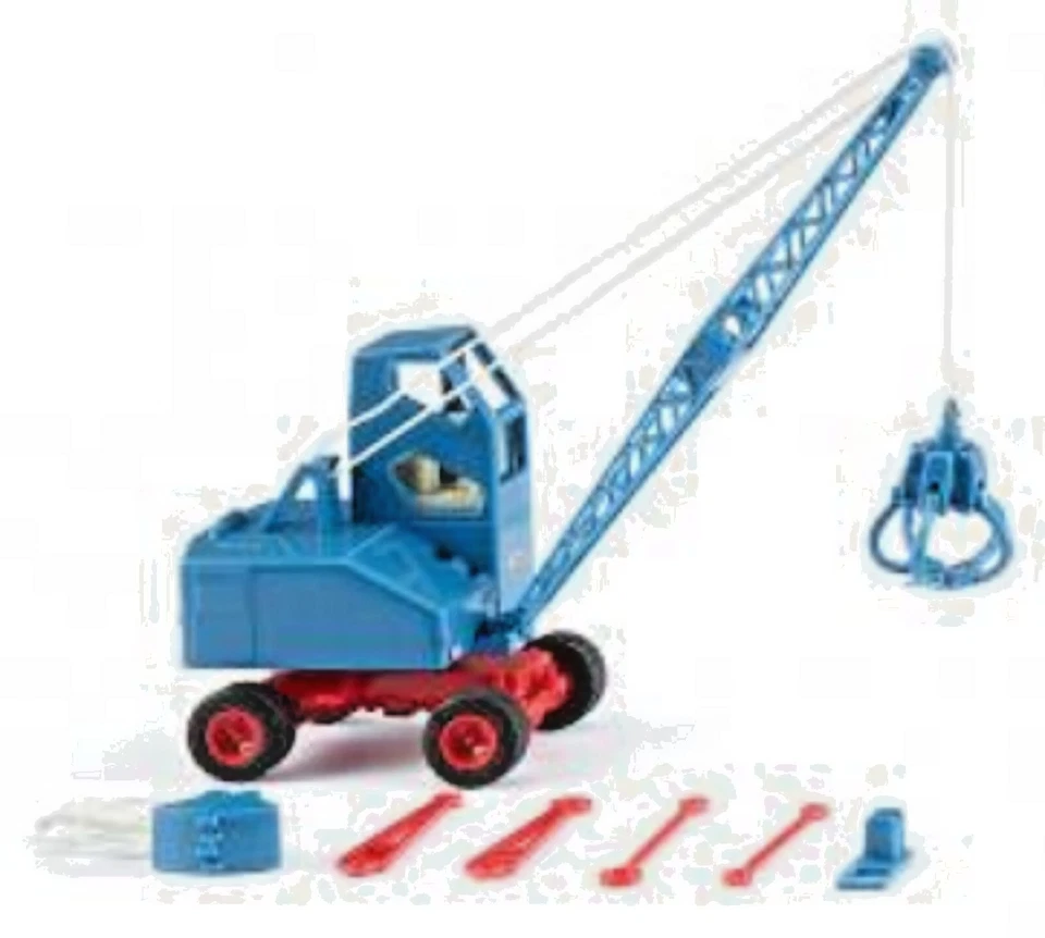 WIKING 66202 Escavatore fuchs F 301 Blu/Rosso, H0 - Immagine 1 di 1