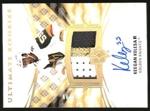 2020-21 Ultimate Collection Patch Autographs #149 Keegan Kolesar/99