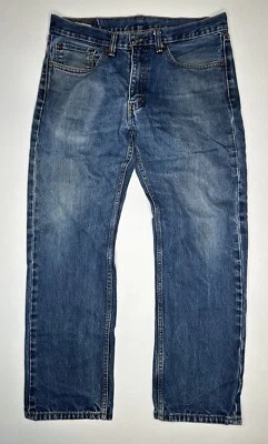 Vintage Levi’s Levis 505 Zip Fly Straight Leg Denim Jeans 34 x 29 - Image 1 of 4