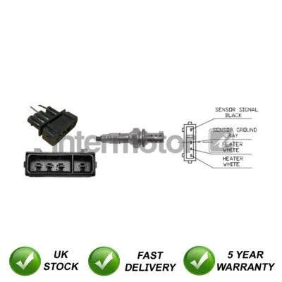 SJR Lambda Oxygen Sensor Fits Skoda Felicia 1994-1996 Favorit 1992-1997 1.3 - Image 1 of 2
