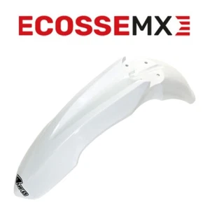 Guardabarros delantero Honda CRF450R 2009-11 motocross blanco OVNI - Imagen 1 de 7