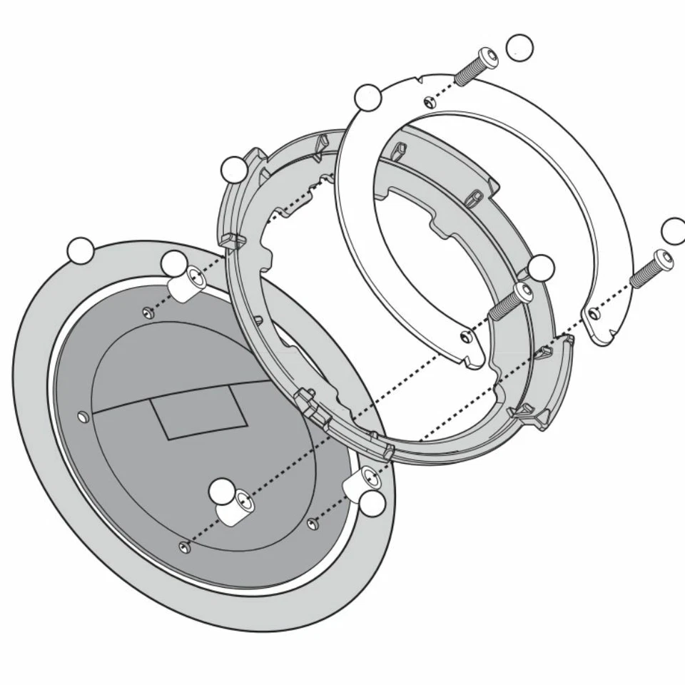 Kappa BF08K Tankhalter TANKLOCK Tankrucksack Ducati ab 2010