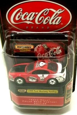 Matchbox 1999 Ford Mustang Hardtop Coca-Cola Collectible 1/64 Scale (Z4) - Image 1 of 3