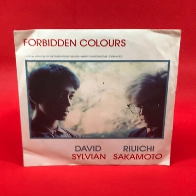 DAVID SYLVIAN & RIUICHI SAKAMOTO Forbidden Colours 1983 UK 7" vinyl single 45 - Image 1 of 4