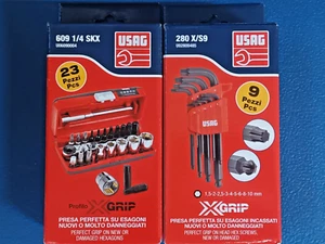 USAG :OFFERTA SPECIALE X-GRIP = ASSIEME 1x set 609 1/4" SKX + 1x set 280 X/S9 - Foto 1 di 5