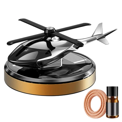 Helicóptero Solar Coche Ambientador Helicóptero Forma Tablero Coche  Foto 1 de 4