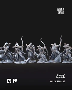 Galanthir Elves Forest Guardians - Davale Games - Il Signore degli Anelli - da tavolo - - Foto 1 di 6