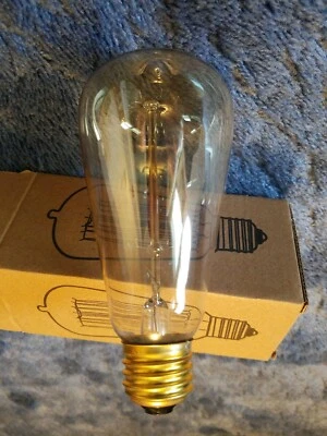 E26 Filament LED Bulb 40 watt 110 130 v (8 pack) NEW in package - Image 1 of 4