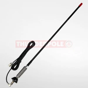 CB Radio Antenna Thunderpole Thunderstick T2 Kit | 2' 65cm Body Mount Aerial - Picture 1 of 4