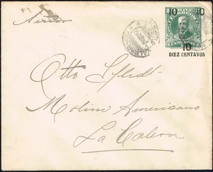 693 CHILE OVPD PS FUNDA PAPELERÍA 1916 VALPARAÍSO - CALERA - Imagen 1 de 2
