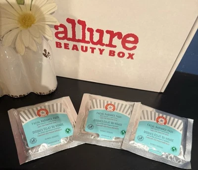 3X FIRST AID BEAUTY FACIAL RADIANCE PADS 10PADS W/GLYCOLIC+LACTIC ACIDS(total30) - Image 1 of 3