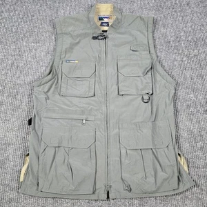 ExOfficio Fishing Vest Mens Medium Outdoor Travel Utility Pockets Nylon Hiking - Picture 1 of 10