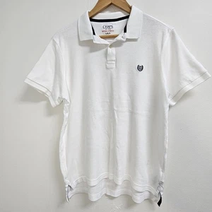 Chaps Jugend Jungen Poloshirt Large Weiß Kurzarm Natur Stretch - Bild 1 von 10