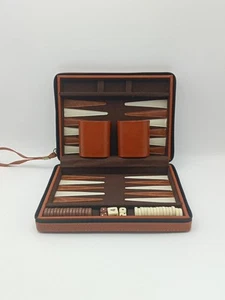Set Backgammon da Viaggio Vintage/Retro Magnetico - Foto 1 di 7