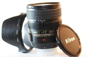 Nikon ED AF-S Nikkor 24-120mm f/3.5-5.6 G VR FX lens HB-25 for F100 D850 D780 Z7 - Picture 1 of 9