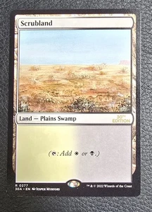 Scrubland 30th Anniversary Edition Regular MTG NM Magic Card Dual Land - Picture 1 of 2