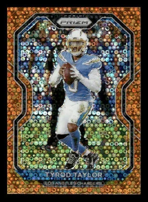 2020 Panini Prizm #145 Tyrod Taylor Prizm Disco Los Angeles Chargers - Image 1 of 2