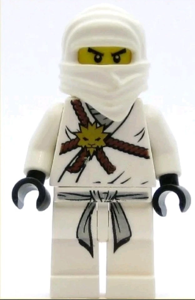 LEGO Ninjago Minifigure Zane (Genuine) Missing Helmet - Image 1 of 1