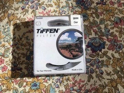 Tiffen Filter 58mm clear for camera photography SLR - Image 1 of 4
