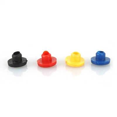 100pcs Colorful Rubber Grommet Nipples Tattoo Machine Needles Supplies ZMS - Image 1 of 4