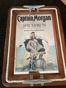 Espejo Bandeja RUM Especiado CAPTAIN MORGAN De Colección 15.5" X 21.5" Decoración Bar - Imagen 1 de 4