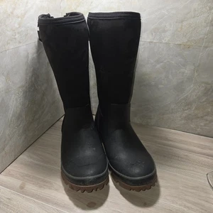 Bogs Whiteout verstellbare Wade Damengröße 10 Winterstiefel schwarz Ton Tarnmuster  - Bild 1 von 10