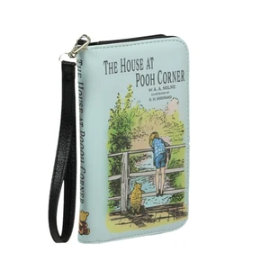 Hellblaue House at Pooh Eckbrieftasche - Ausweisetui und Münzetui, bezauberndes Geschenk - Bild 1 von 7