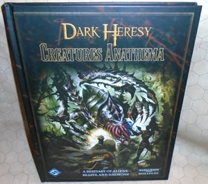 Warhammer 40k Dark Heresy RPG Creature Anathema Hardcover OOP - FFG Roleplay - Picture 1 of 7