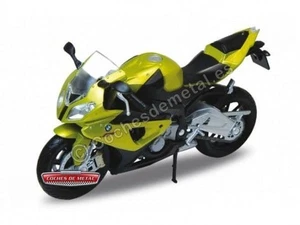 2015 BMW S1000RR Verde-Negro 1:18 Welly 12810 - Imagen 1 de 1