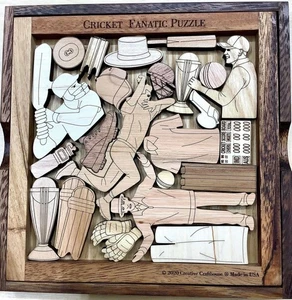 Cricket Fanatic Puzzle | Personalized Gift - Picture 1 of 5