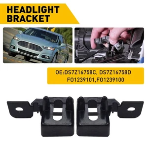 2X Left & Right Headlight Lamp Mount Bracket For 2013 2014 2015 2016 LINCOLN MKZ - Foto 1 di 18