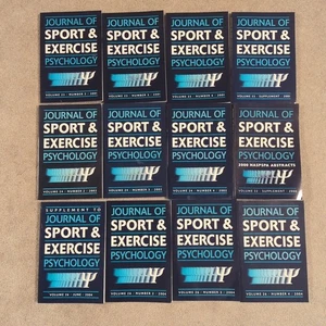 Lot Of 12 Issues Of The Journal Of Sport & Exercise Psychology. Years 2000-2004 - Bild 1 von 9