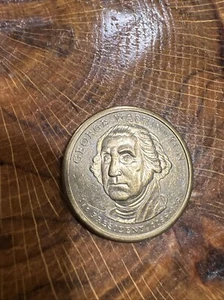 George Washington 2007 D Position A Gold Dollar Coin - Picture 1 of 7