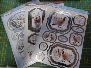 Hunkydory Luxus Topper Set - Weiß Weihnachten - 3 Komplettsets - Bild 1 von 4