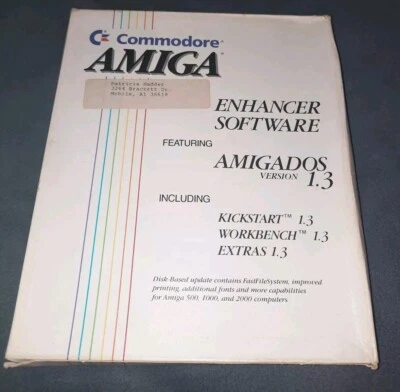 Commodore Amiga Enhancer Software AmigaDos 1.3 Kickstart Workbench Extra Complet - Image 1 of 4
