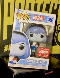 🙂️FuNkO pOp!!️ Spider-Man blau 🙂 #1356 Gwen Stacy Coll-Corps EXKLUSIV! 🙂️ - Bild 1 von 16
