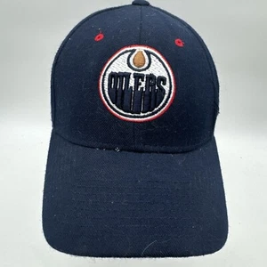 NHL Edmonton OILERS MÜTZE Eishockey ZEPHYR 7 1/4 gebogene Bill Kappe bestickte Wolle - Bild 1 von 13