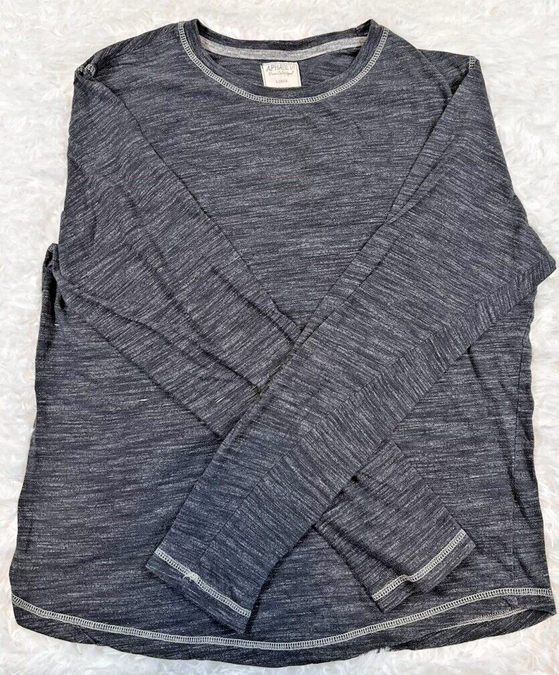 Camisa Alpha Beta Gris Oscuro Manga Larga Elegante Informal Elegante Para Hombre Talla Grande” Foto 1 de 4