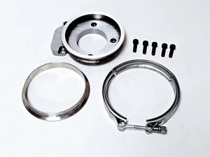 Downpipe Turbo Flange 5.0" V-band Kit Fits Cummins Holset WH1C HX35 HX35W HX40 - Bild 1 von 4