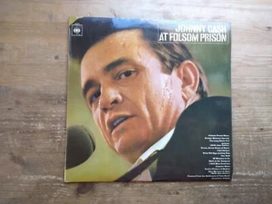 Johnny Cash At Folsom Prison Very Good+ Vinyl LP Record Album CBS63308 (K1) - Picture 1 of 4