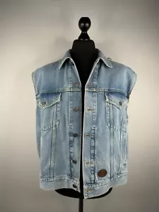 Gucci Herren Jeansjacke Jeans Weste Blau Jeans Jacke Gr. 56 - Bild 1 von 10