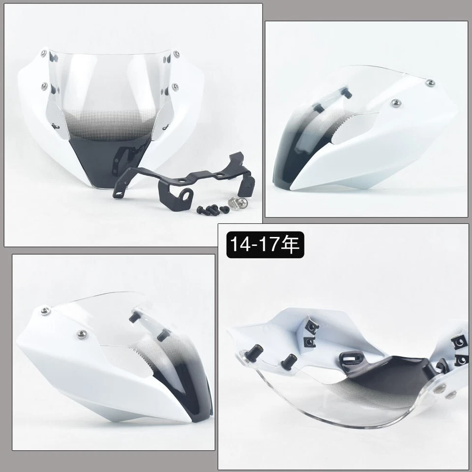 Windshield Windscreen Meter Sun Visor for Ducati Monster 821 1200 695 2014-2017 Foto 1 de 1