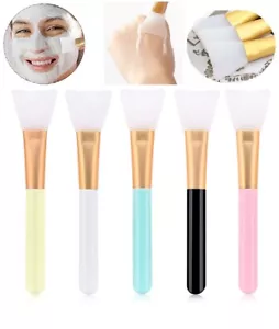 Face Mask Brush Silicone Facial Mud Mixing Applicator Makeup Cosmetic Tools UK - Picture 1 of 12