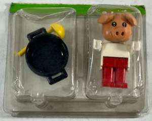 LEGO FABULAND 3703 Peter Pig the Cook MAIALE MINIFIGURE FIGURE animal animale - Imagen 1 de 2