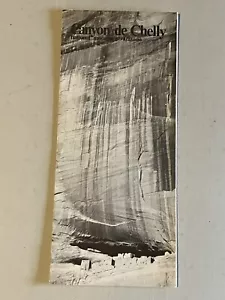 Folleto de colección del Departamento de Interior del Cañón de Chelly Arizona 1973 - Imagen 1 de 3