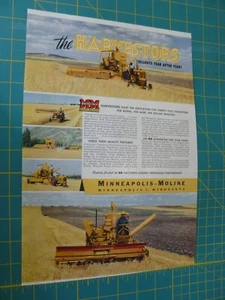 THE FARM QUARTERLY- SUMMER 1957-AD- HARVESTORS- MINNEAPOLIS-MOLINE / Minneapolis - Picture 1 of 1