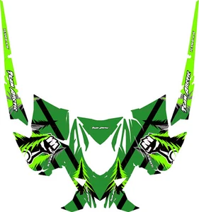 2018+ Arctic Cat M 9000 King Cat Graphic Kit Wrap Decals X-Tree Design - Picture 1 of 9