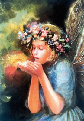 BIRTHDAY Fairy Dust Mary Baxter St. Clair VTG LeaninTree NOS Greeting Card - Image 1 of 3